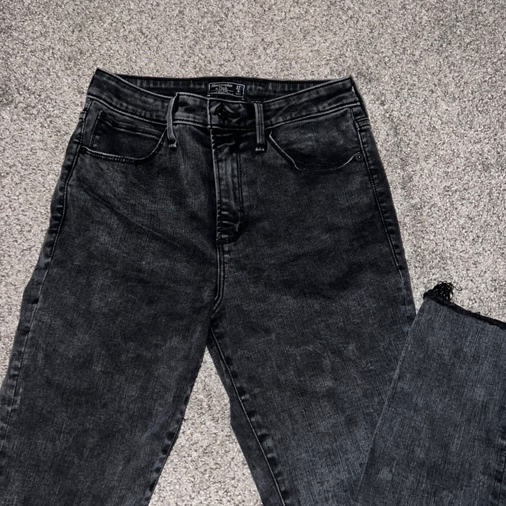 Abercombie high ride super skinny ankle jeans - curve love